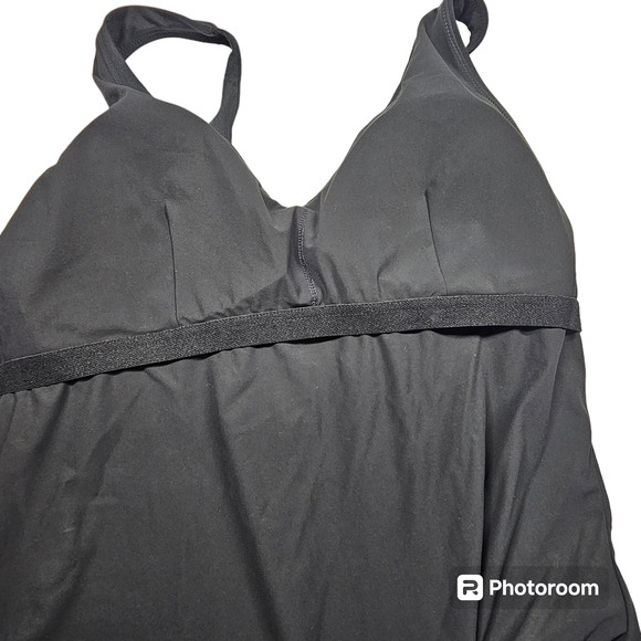 Athleta Seychelles Black One Piece Swimsuit Women's Size Large - Picture 8 of 14